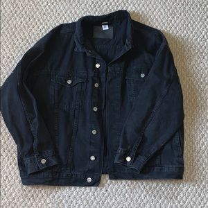 black denim jacket